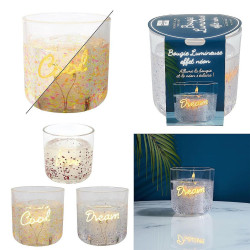 BOUGIE PARFUMEE LUMINEUSE EFFET NEON
