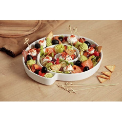 PLAT DE PRESENTATION CHERI EN CERAMIQUE 25*22 CM