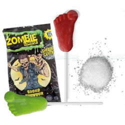 SUCETTE PIED POUDRE ZOMBIE - Fournisseur bonbon Halloween