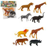 Sachet de 4 animaux du zoo 17 cm pour vos animations réussies