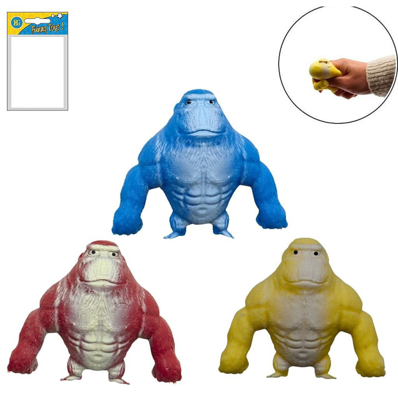 Gorille Stretchy 8 cm - Cadeau Antistress original