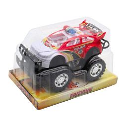 BUGGY 15 CM FRICTION BLEU ET ROUGE