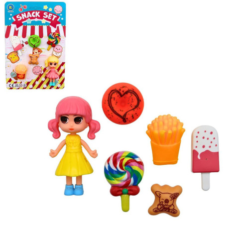 PANOPLIE MINI POUPEE MODE 9 CM SNACKING