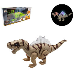 DINOSAURE 30 CM MARCHEUR AVEC SON ET LUMIERE - Succès assuré