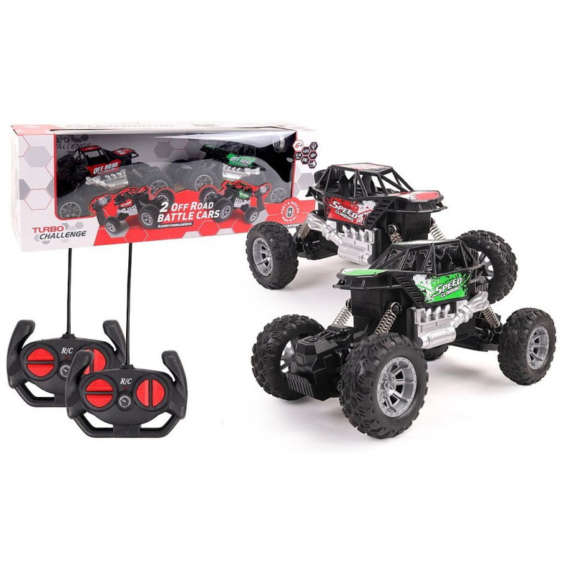 COFFRET 2 OFF ROAD BATTLE RADIOCOMMANDE