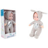 POUPON CORPS EXTRA SOUPLE 30 CM ET PYJAMA GRIS