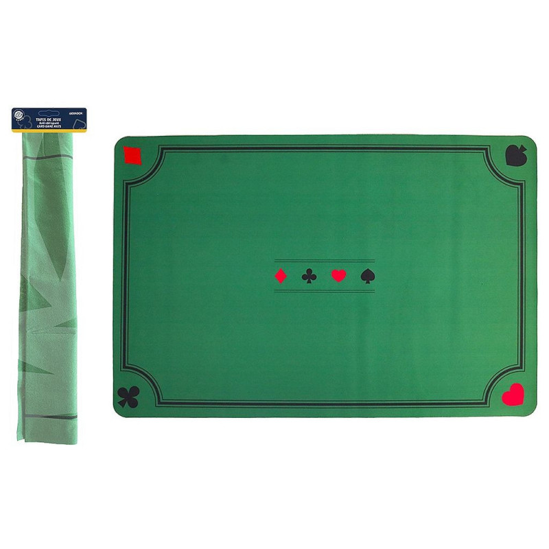 TAPIS JEU CARTE 60*40 CM ANTIDERAPANT