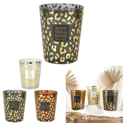 BOUGIE PARFUMEE VASE LEOPARD HAUTEUR 16 CM