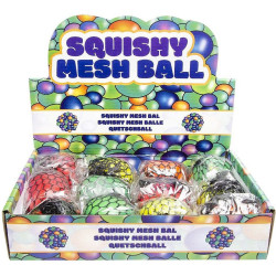 Balle filet Squishy 6.5 cm - Jouet antistress en gros