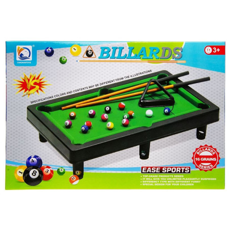 COFFRET JEU DE BILLARD 21.5*32 CM