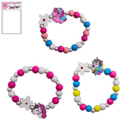 Bracelet Bois Licorne 6 cm - Bijoux pour enfants