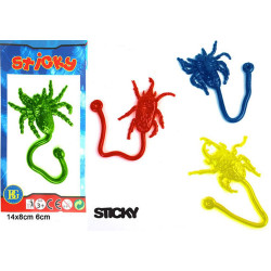 Découvrez l'INSECTE STICKY 6 CM, un jouet amusant pour les enfants