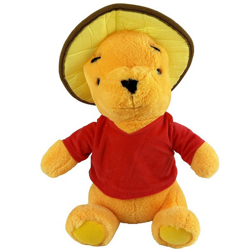 PELUCHE OURS AVEC CHAPEAU 28 CM