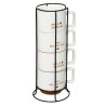 SERVICE RACK 4 MUGS HELLO 30 CL