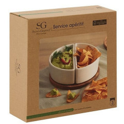 SERVICE APERITIF ELEGANCE BLANC