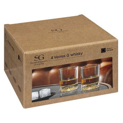 COFFRET 4 VERRE A WHISKY BAS ARTICO 30 CL