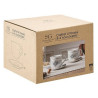 COFFRET 2 TASSES ET SOUS TASSES COTTAGE 18 CL