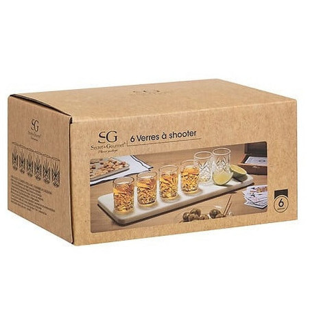 COFFRET DE 6 VERRES SHOOTER AUTOMNE 6 CL