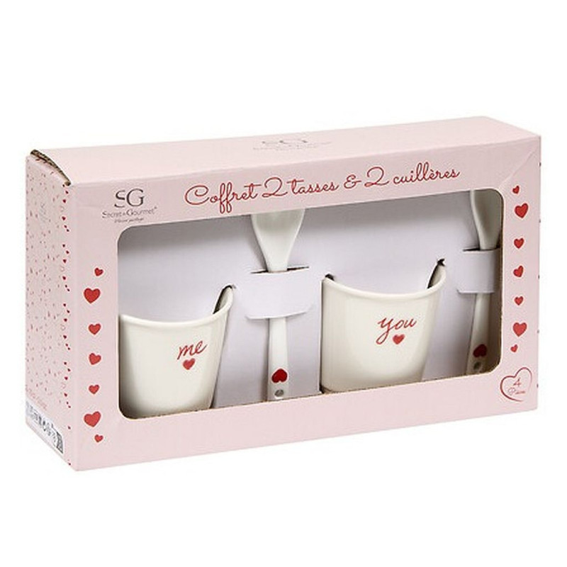COFFRET 2 TASSES VALENTINE 10 CL
