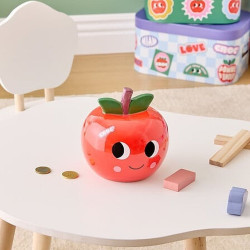 TIRELIRE POMME CHACHA DIAMETRE 13 CM