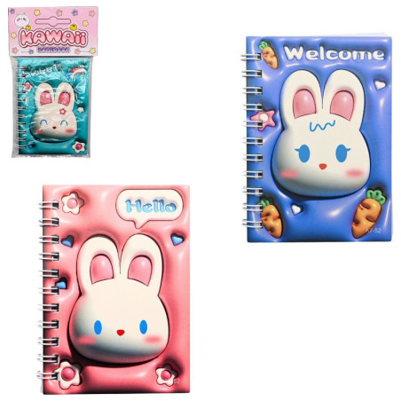 Carnet Kawaii 46 pages 7.5*10.5 cm - Idéal pour les professionnels