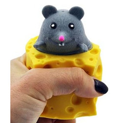 SQUISHY FROMAGE CACHE SOURIS 5 CM