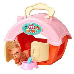 MAISON ANIMAUX NICHE ET CHIEN 11*11 CM