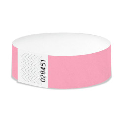 Bracelet de contrôle rose  Lot de 100 - pour vos événements pros