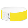 Bracelet de contrôle jaune vendu par 100 - Contrôle d'accès pro
