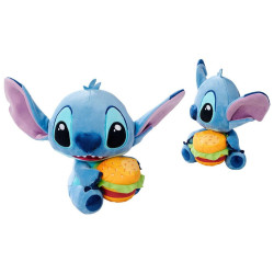 PELUCHE DISNEY STITCH 25 CM HAMBURGER