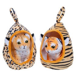 PELUCHE TIGRE 17 CM DANS MAISON