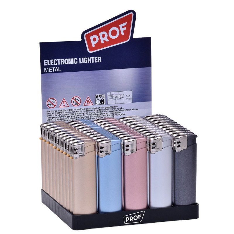 BRIQUET ELECTRONIQUE EFFET METAL
