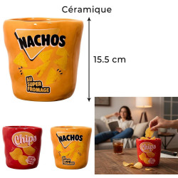 PAQUET DE CHIPS EN CERAMIQUE HAUTEUR 15.5 CM