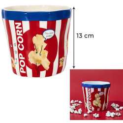 PAQUET DE POPCORN EN CERAMIQUE HAUTEUR 14 CM