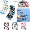 PACK DE 2 PAIRES DE CHAUSSETTES DELISOCKS BRIQUE DE LAIT