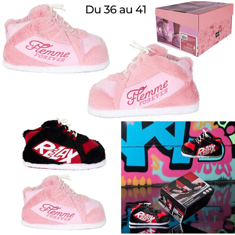 CHAUSSONS BASKETS XL URBAN FEET