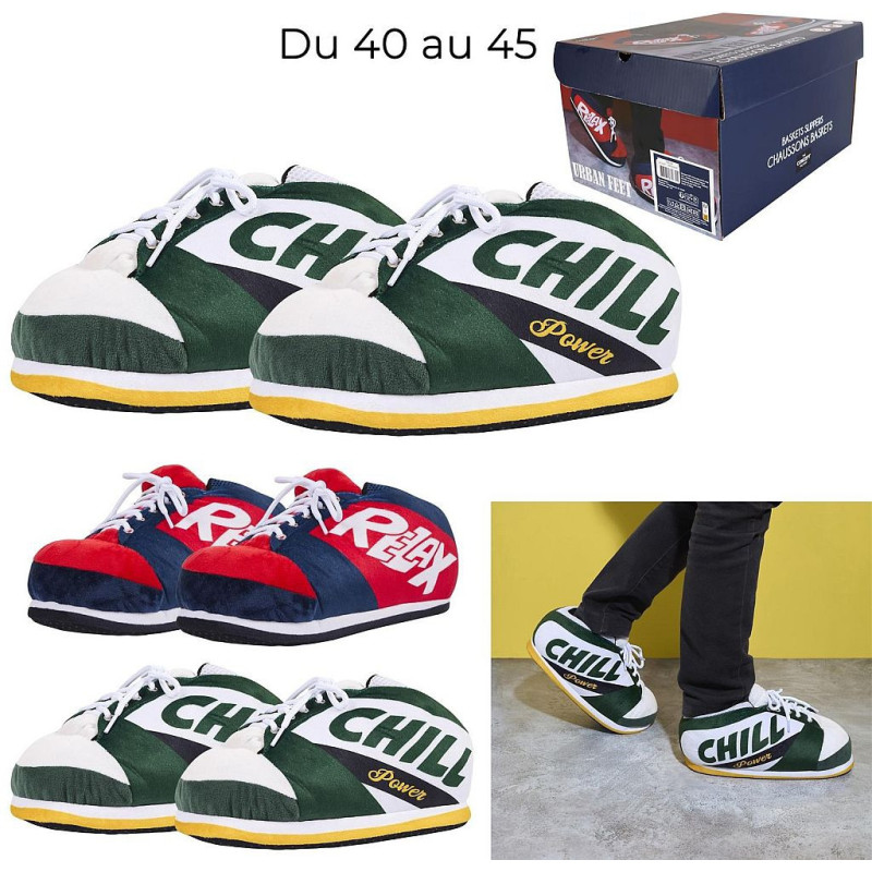CHAUSSONS BASKETS XL URBAN FEET