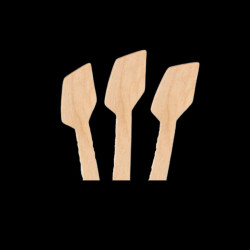 PETITE CUILLERE A GLACE EN BOIS