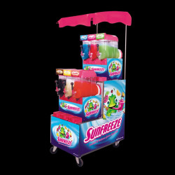 MACHINE A GRANITES FREEZY 6 CUVES 10 L AVEC CHARIOT