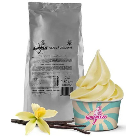 PREPARATION GLACE ITALIENNE VANILLE 1 KG