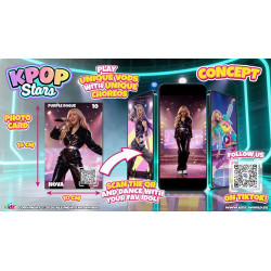 Pochette 3 cartes à collectionner Kpop Dance & 1 confiserie - BBI Pro