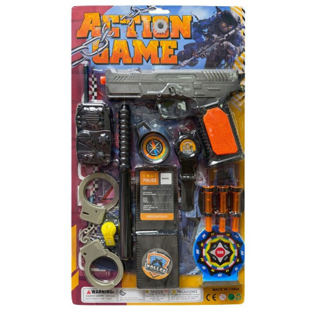 PANOPLIE DE POLICE ET ACCESSOIRES ACTION GAME