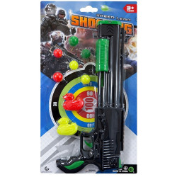 PANOPLIE FUSIL CANARDS AVEC BOULES PLASTIQUES