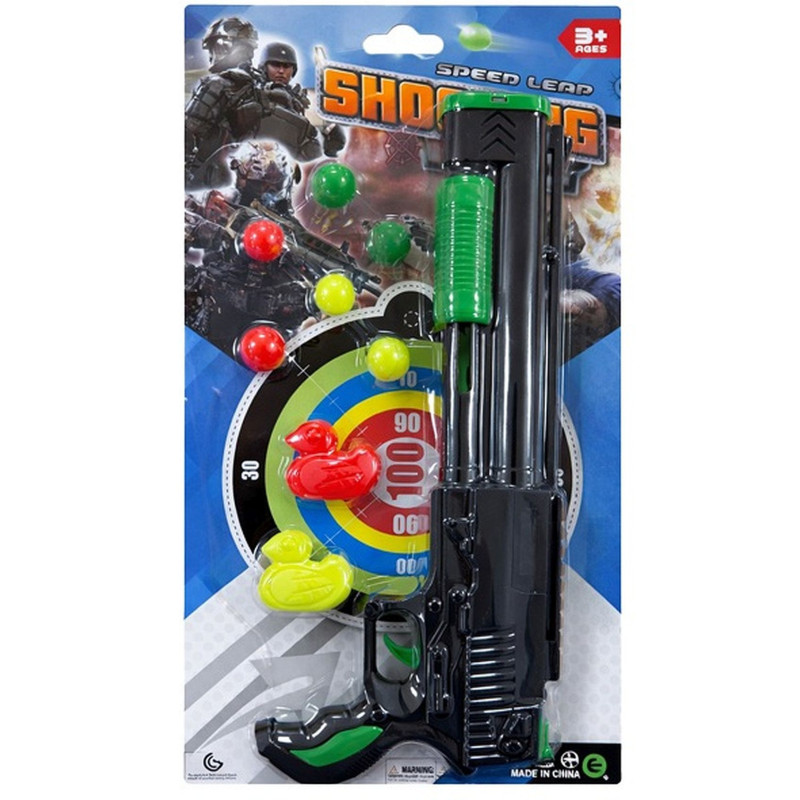 PANOPLIE FUSIL CANARDS AVEC BOULES PLASTIQUES