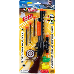 PANOPLIE CARABINE POMPE AVEC CIBLE ET CANARDS