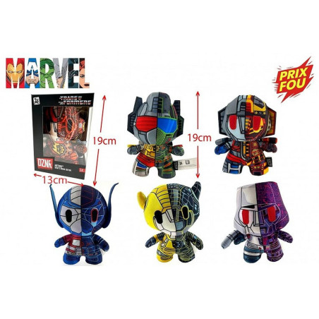 COFFRET PELUCHE MARVEL TRANSFORMERS 19 CM