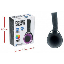 ENCEINTE BLUETOOTH LUMINEUSE 3W AVEC BRACELET D' ATTACHE