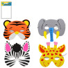 MASQUE MOUSSE ANIMAUX 17*17 CM