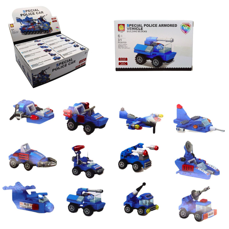 BRIQUE PUZZLE A CONSTRUIRE POLICE