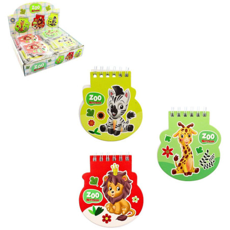 CARNET SPIRALE ZOO 40 PAGES